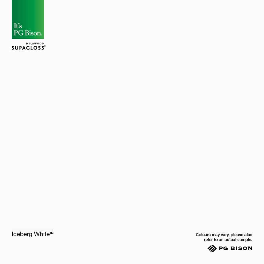 PG Bison SUPAGLOSS Iceberg White