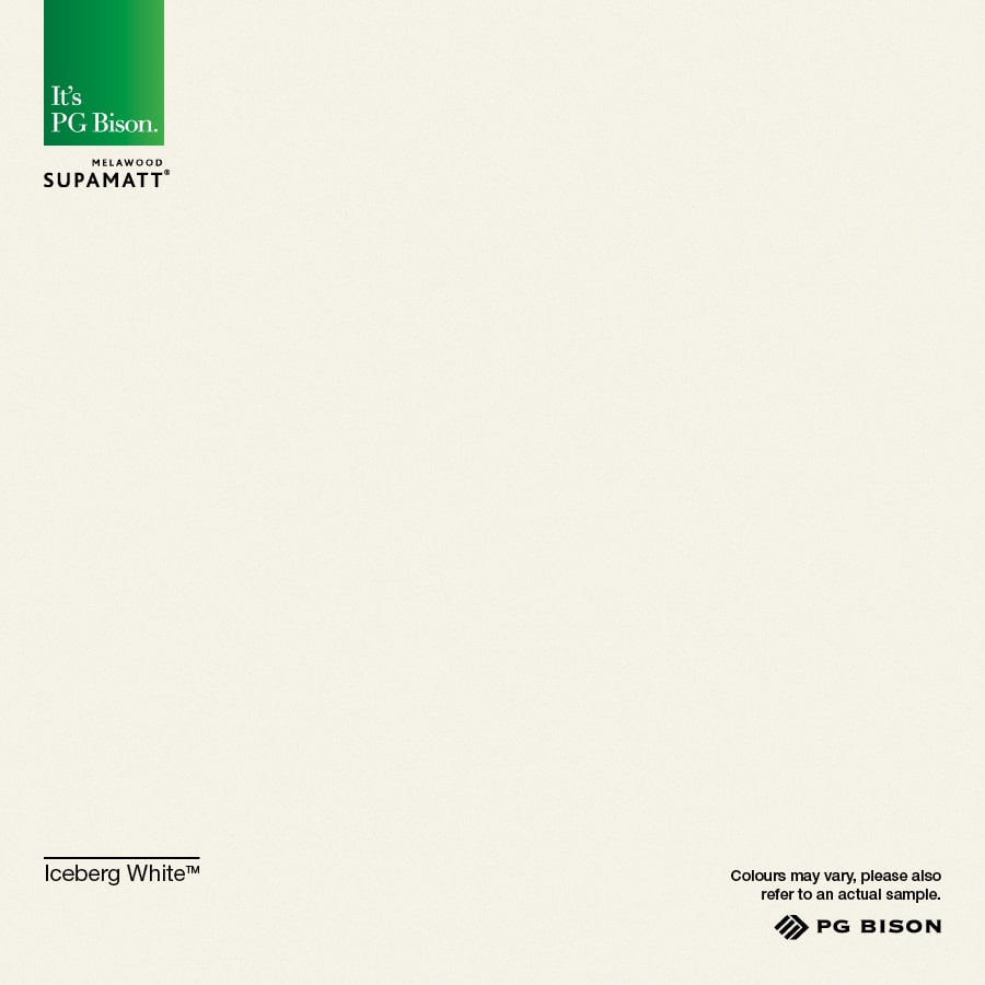 PG Bison SUPAMATT Iceberg White