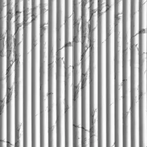 Italian White Slat Wall